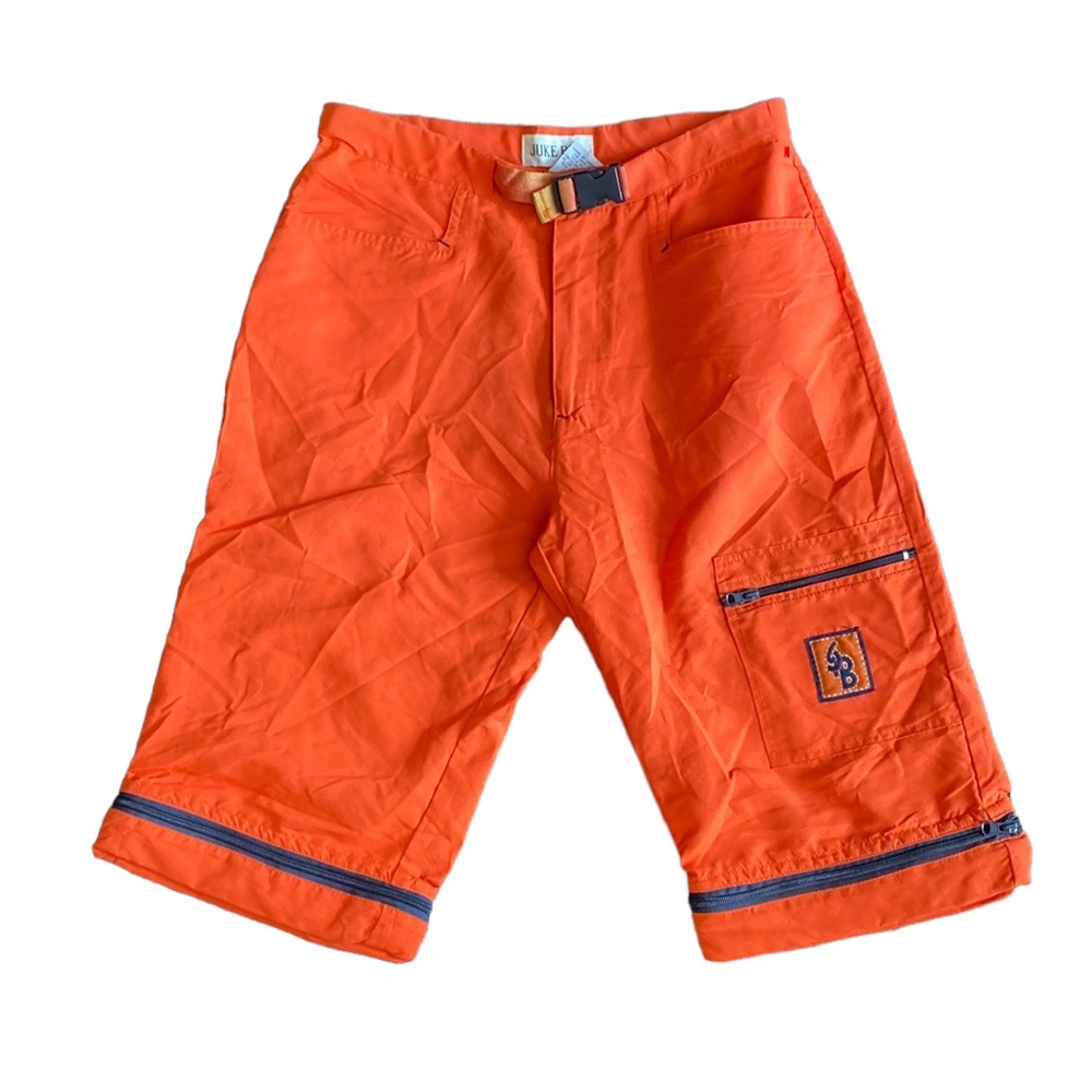 Juke Box Orange and Blue Cargo Shorts Size 9/10